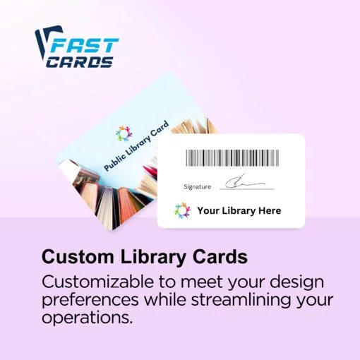 PVC Library Cards