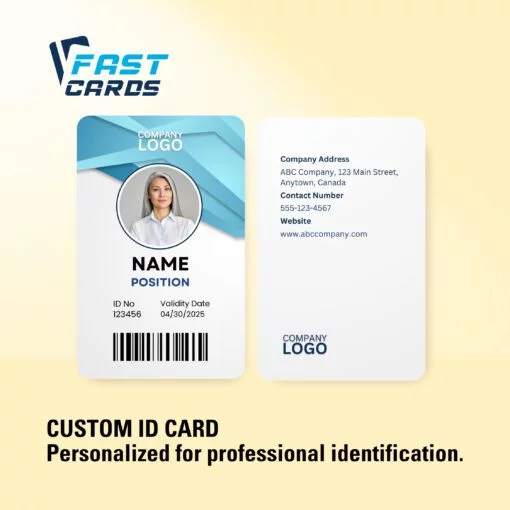 Custom ID Cards with Barcode